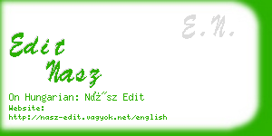 edit nasz business card